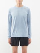 Soar - Tech 2.0 Jersey Long-sleeved T-shirt - Mens - Light Blue