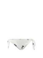 Ladies Lingerie Lug Von Siga - Emma Side-tie Floral-embroidered Linen Briefs - Womens - Ivory