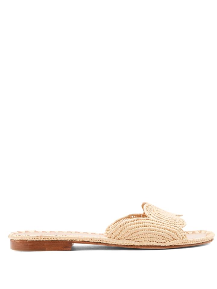 Carrie Forbes Naima Raffia Slides