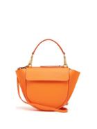 Matchesfashion.com Wandler - Hortensia Mini Pebbled Leather Cross Body Bag - Womens - Orange