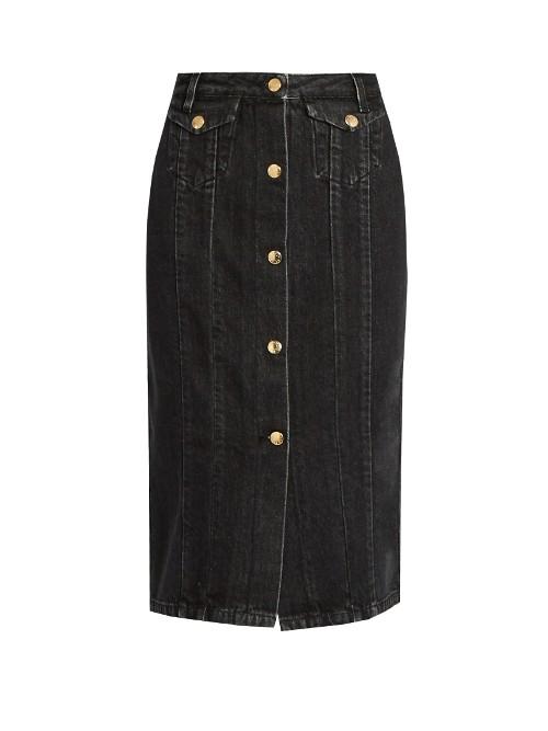Acne Studios Garea Cotton-blend Denim Skirt