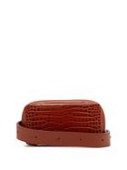 Lutz Morris Evan Crocodile-effect Leather Belt Bag
