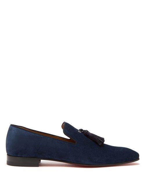 Matchesfashion.com Christian Louboutin - Officialito Serge Tassel Loafers - Mens - Blue