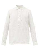Orlebar Brown - Caspian Cotton And Linen-twill Popover Shirt - Mens - Cream