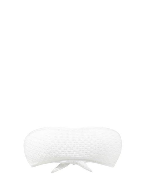 Ladies Beachwear Melissa Odabash - Asia Basketweave Bandeau Bikini Top - Womens - White