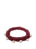 Lucy Folk Pearl Diver Crochet And Pearl Bracelet