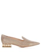 Nicholas Kirkwood Casati Pearl-heeled Lurex Pumps