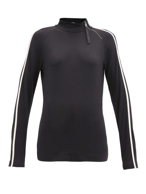 Matchesfashion.com Bogner - Airin Side-zip Long-sleeved Thermal Top - Womens - Black
