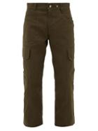 Matchesfashion.com Jacquemus - Cueillette Cotton Cargo Trousers - Mens - Dark Green