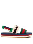 Matchesfashion.com Gucci - Bedlam Logo Strap Sandals - Mens - Multi