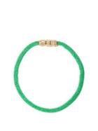 Matchesfashion.com Bottega Veneta - Beaded And Cystal-embellished Necklace - Womens - Green