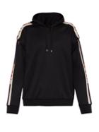 Matchesfashion.com Gucci - Logo Tape Detachable Sleeve Hooded Sweatshirt - Mens - Black White