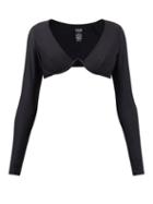 Jade Swim - Eden Underwired Long-sleeved Bikini Top - Womens - Black