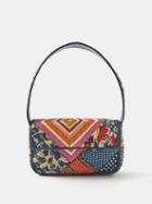 Staud - Tommy Beaded Shoulder Bag - Womens - Blue Multi