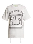 Matchesfashion.com Hillier Bartley - X Aries Short Sleeve Cotton T Shirt - Womens - White