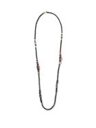 Matchesfashion.com Jacquie Aiche - Beaded Toggle Onyx, Tourmaline & Gold Necklace - Womens - Black Multi