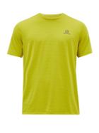 Matchesfashion.com Salomon - Xa Reflective Logo Jersey T Shirt - Mens - Yellow