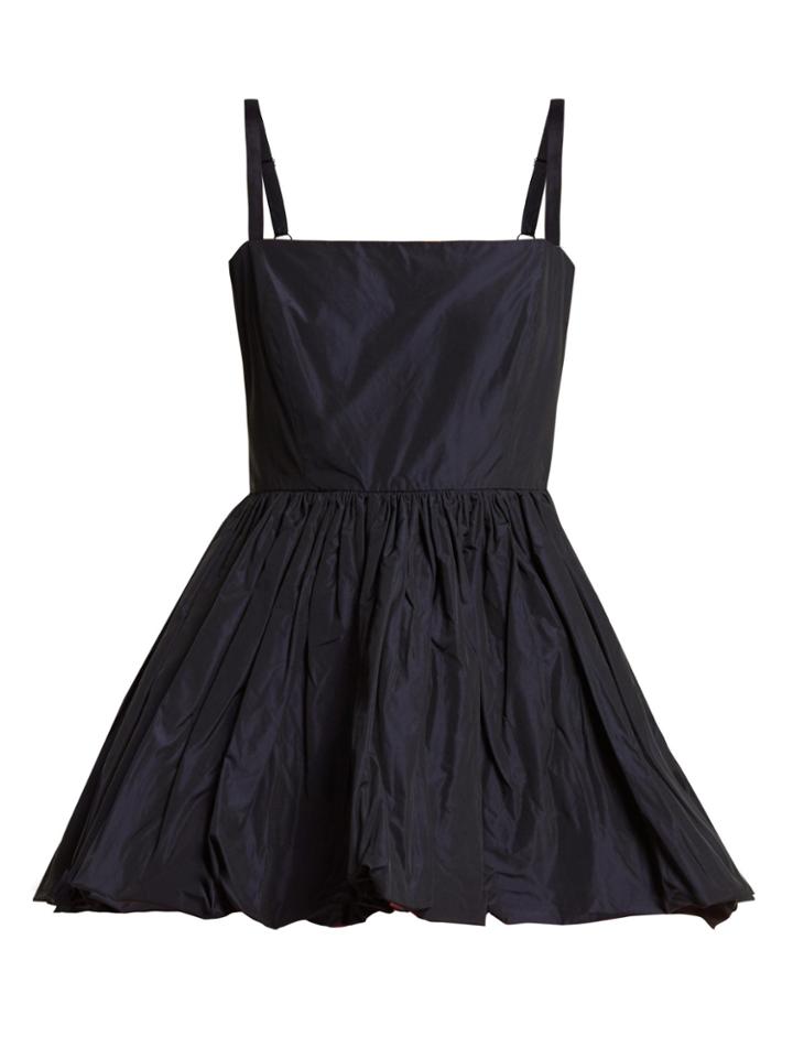 Molly Goddard Imogen Gathered Taffeta Top