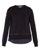 Moncler Contrast-panel Wool Sweater
