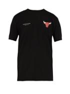 Matchesfashion.com Marcelo Burlon - Chicago Bulls Appliqued T Shirt - Mens - Black Multi