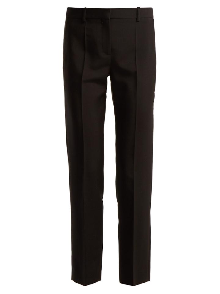 Givenchy Straight-leg Wool-blend Tailored Trousers