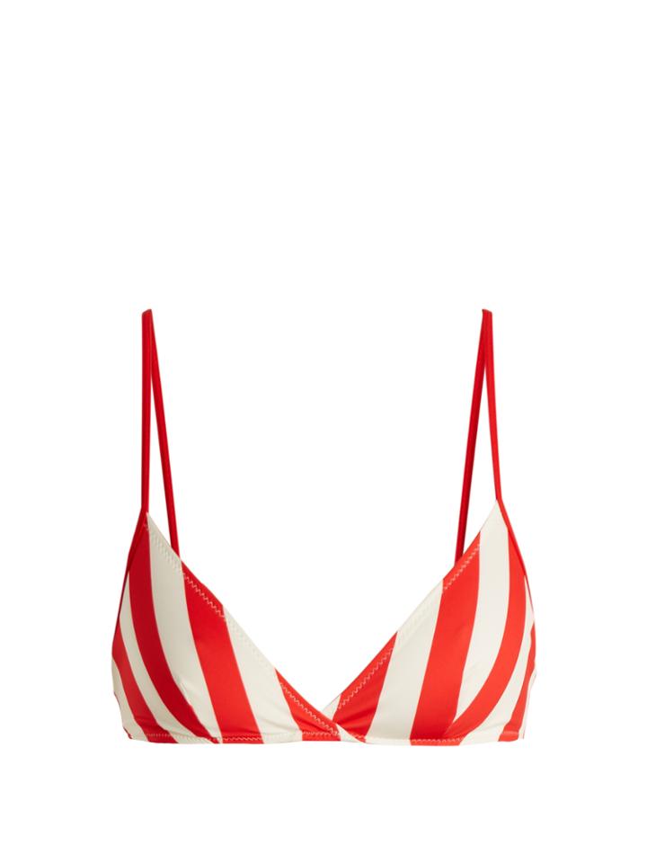 Solid & Striped The Brigitte Striped Bikini Top