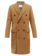 Matchesfashion.com Salle Prive - Ives Double Breasted Wool Blend Overcoat - Mens - Brown