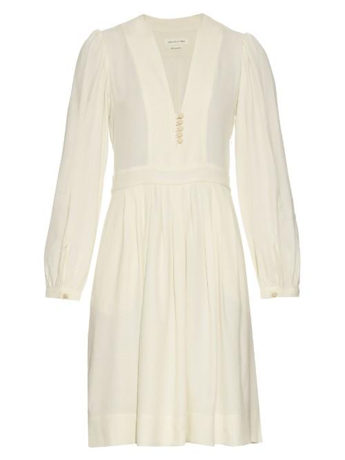 Isabel Marant Étoile Neil V-neck Crepe Dress