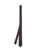 Matchesfashion.com Saint Laurent - Abstract Jacquard Silk Tie - Mens - Black