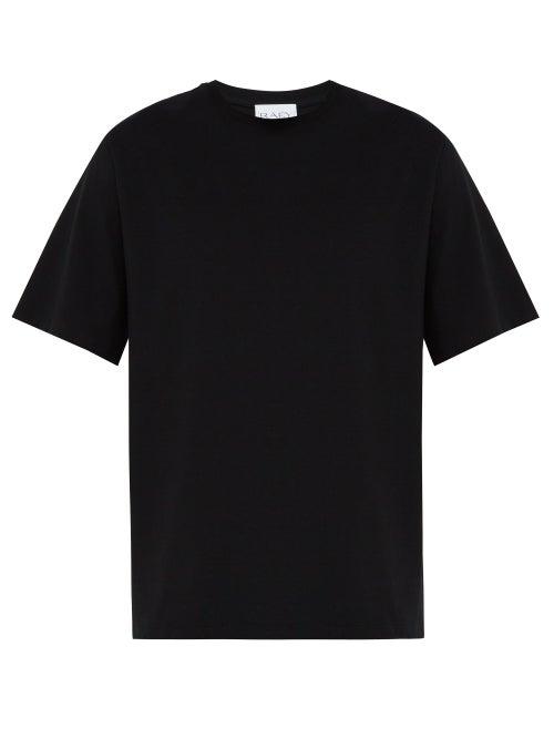 Matchesfashion.com Raey - Relaxed Fit Cotton Jersey T Shirt - Mens - Black