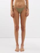 Matteau - The String Recycled-fibre Bikini Briefs - Womens - Sage