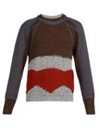 Matchesfashion.com Craig Green - Panelled Crochet Knit Sweater - Mens - Grey