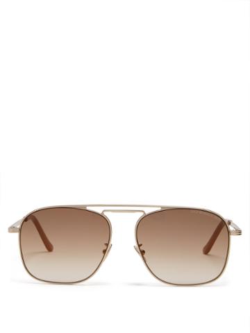 Cutler And Gross Aviator-frame Sunglasses