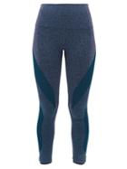 Matchesfashion.com Lndr - Launch High Rise Technical Leggings - Womens - Light Blue