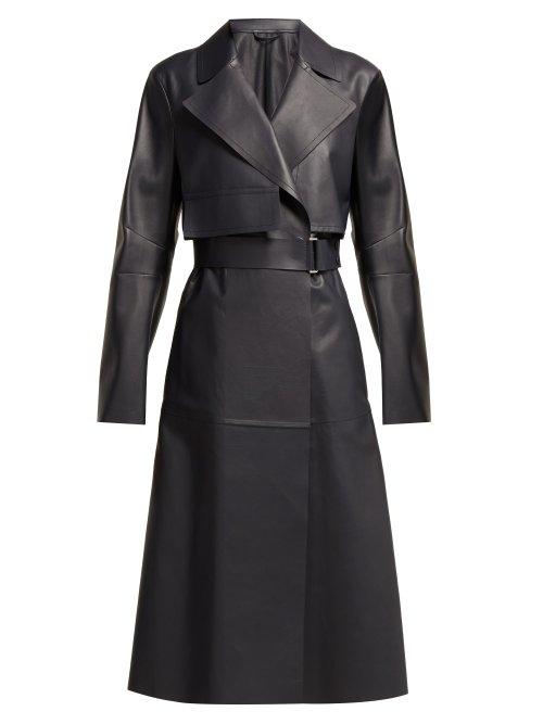 Matchesfashion.com Sportmax - Blando Coat - Womens - Dark Blue