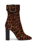 Matchesfashion.com Saint Laurent - Joplin Leopard Print Ankle Boots - Womens - Leopard