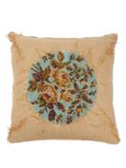 Matchesfashion.com By Walid - 19th Century Beaded Cushion - Cream Print