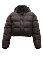 Matchesfashion.com Wardrobe. Nyc - Cropped Down Filled Puffer Jacket - Womens - Black
