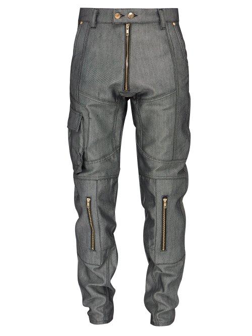 Matchesfashion.com Gmbh - Anton Panelled Relaxed Fit Jeans - Mens - Black Silver