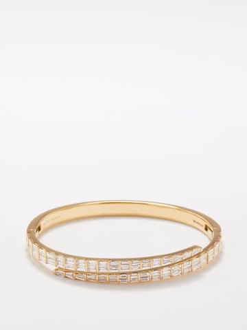 Anita Ko - Coil Diamond & 18kt Gold Bracelet - Womens - Gold Multi