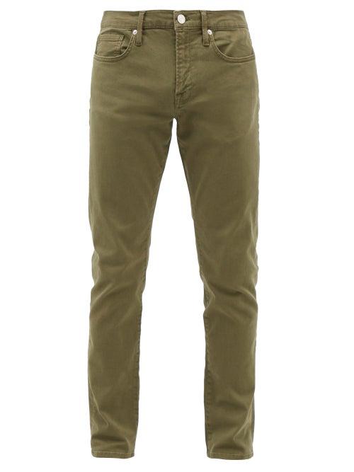 Frame - L'homme Slim-leg Jeans - Mens - Green