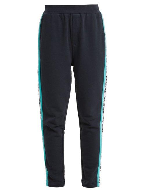 Matchesfashion.com The Upside - Side Stripe Cotton Performance Track Pants - Womens - Navy