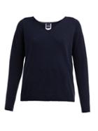 Matchesfashion.com Max Mara Leisure - Larix Sweater - Womens - Dark Navy