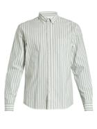 Acne Studios Isherwood Single-cuff Striped Cotton Shirt