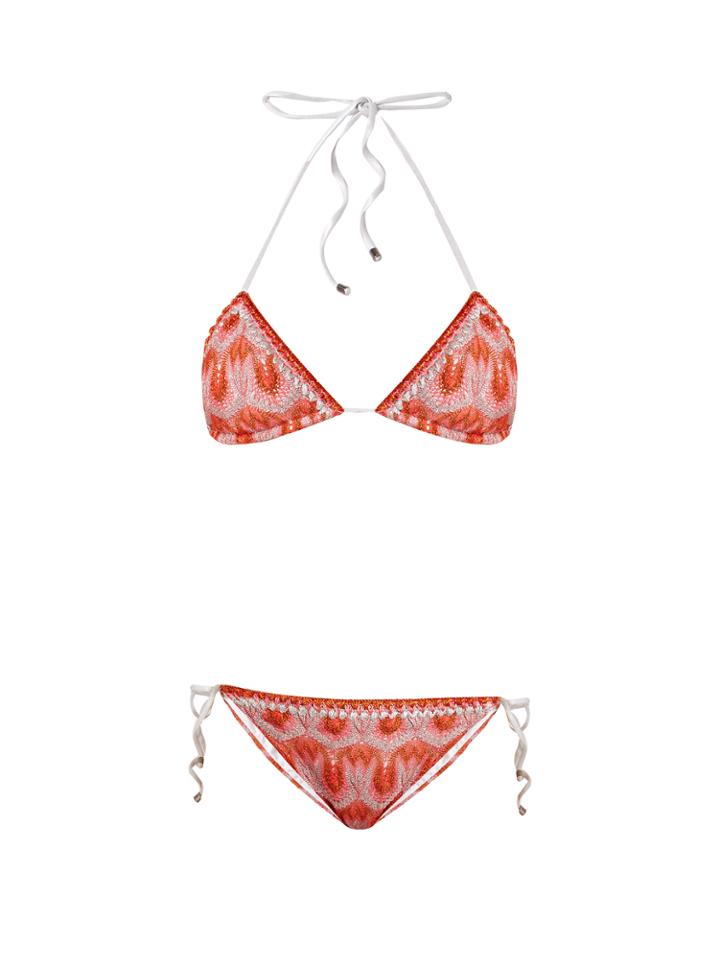 Missoni Mare Knitted Halterneck Triangle Bikini