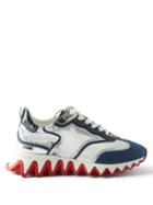 Christian Louboutin - Sharkina Jagged-sole Leather Trainers - Womens - Multi