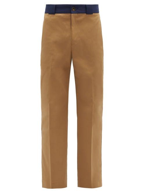 Erdem - Benedict Cotton-drill Chinos - Mens - Multi