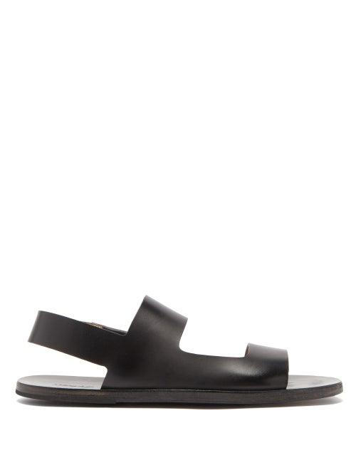 Matchesfashion.com Marsll - Sandellone Leather Sandals - Mens - Black