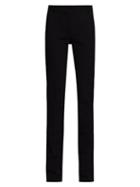 Matchesfashion.com The Row - Roosevelt Slim Fit Tailored Trousers - Womens - Black