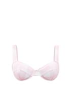 Matchesfashion.com Solid & Striped - The Lilo Underwired Gingham Bikini Top - Womens - Pink White